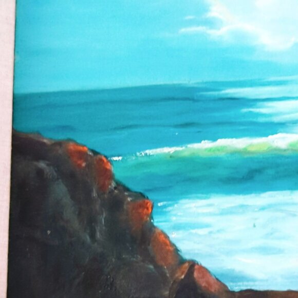 Vintage Clarence Braley 1854-1925 Signed Seascape Nautical Oil Painting - Picture 6 of 11